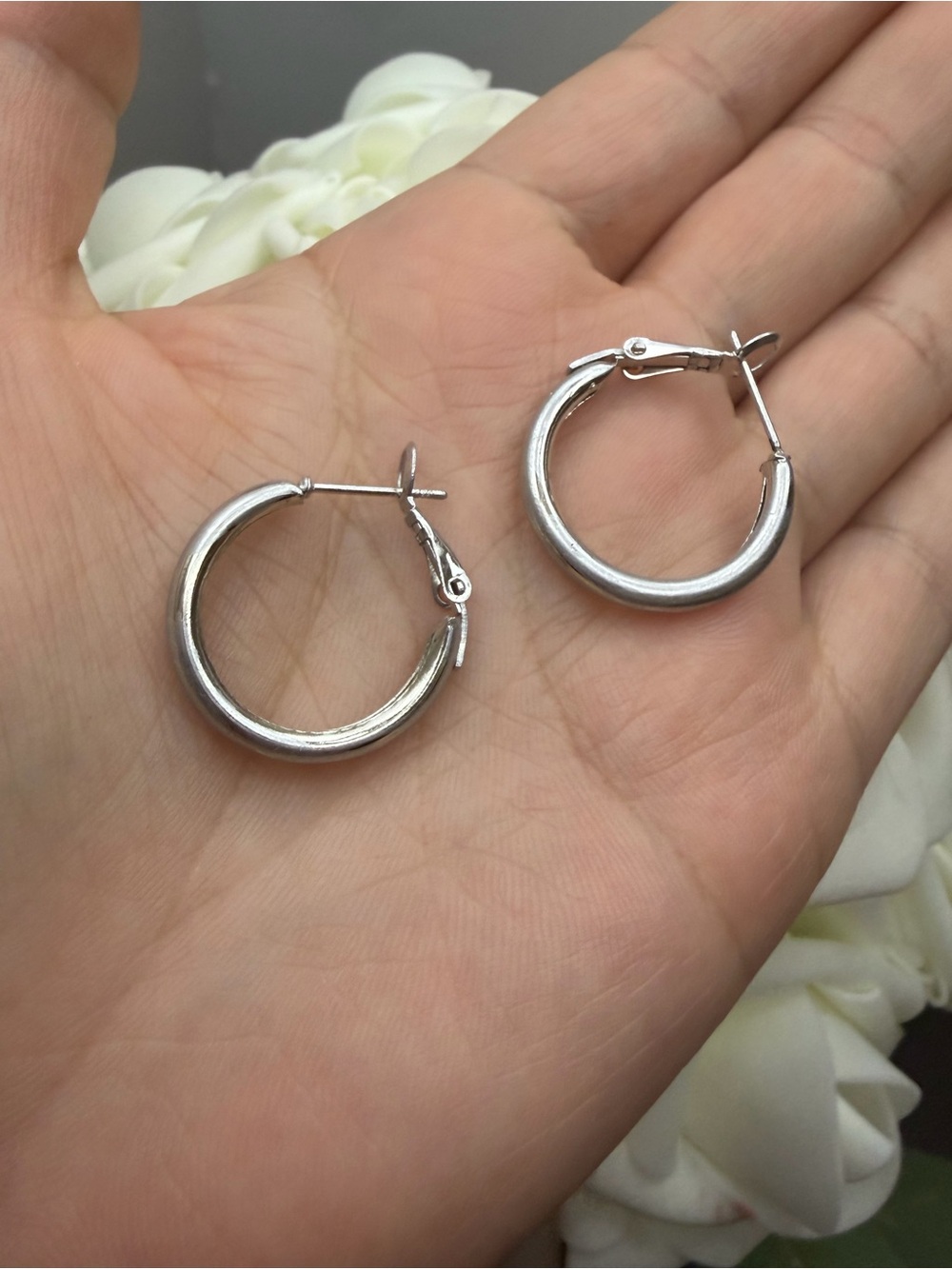 Classic Silver Hoop Earrings - Timeless Women's Jewelry